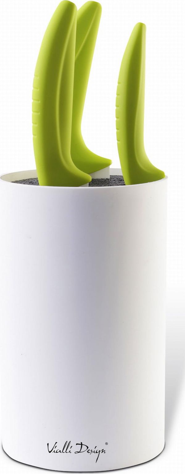 Vialli Design BLOK DO NOŻY BIANCO BIAŁY 35787 VIALLI DESIGN