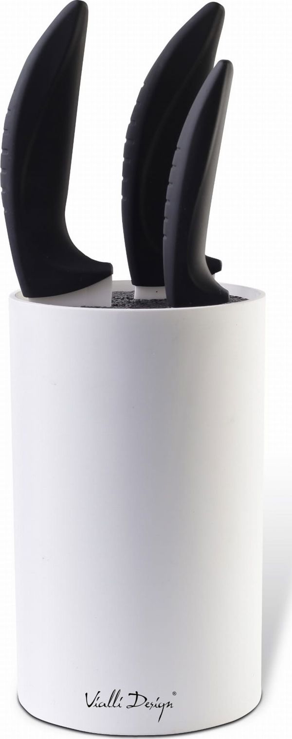 Vialli Design BLOK DO NOŻY BIANCO BIAŁY 35787 VIALLI DESIGN