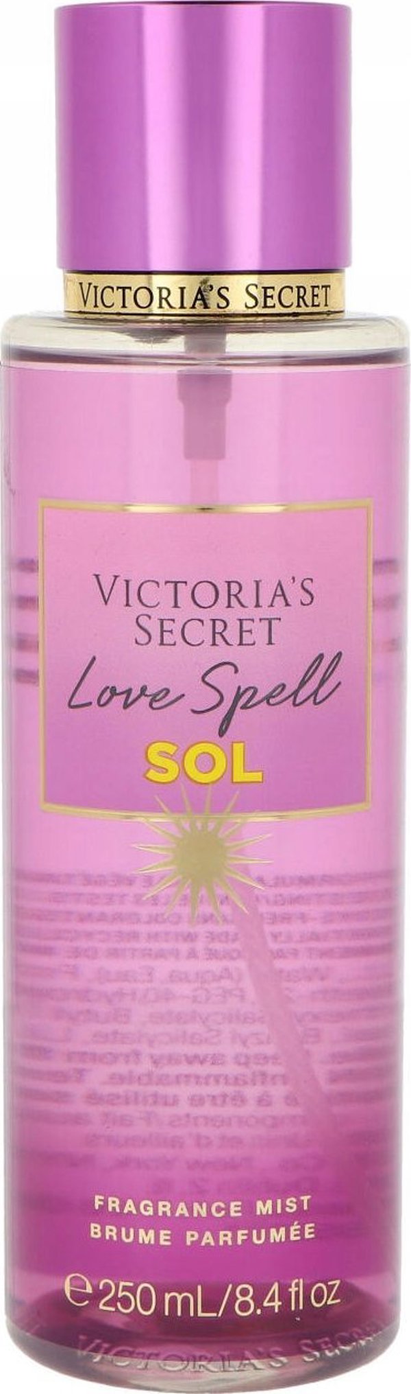 Victoria Secrets Victoria´s Secret Love Spell Sol Fragrance Mist kūno dulksna, 250 ml