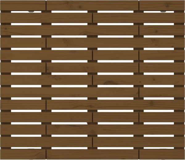 vidaXL Κεφαλάρι κρεβατιού, μέλι καφέ, 81x3x91,5 cm, ξύλο πεύκου
