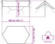 vidaXL Σκηνή Κατασκήνωσης, Πορτοκαλί, 460x305x210 εκ, Αδιάβροχη