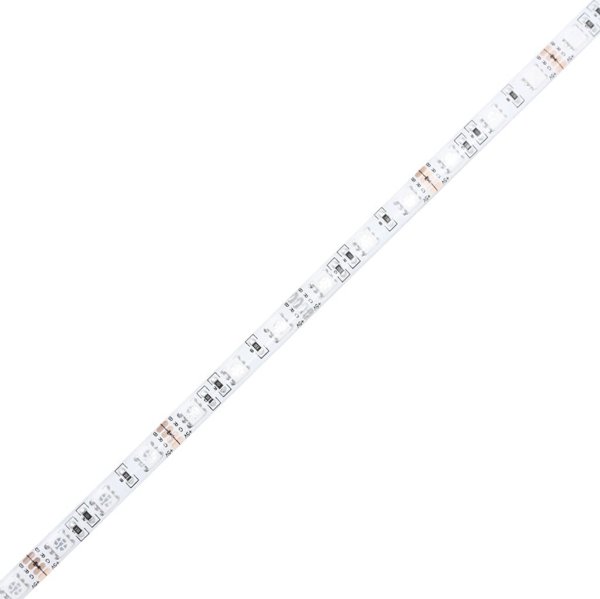 vidaXL Κομοδίνο με LED, μαύρο, από ξυλοπολυμερές υλικό