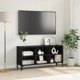 vidaXL Σετ Επίπλων TV Μαύρο, από Κατασκευασμένο Ξύλο, 103,5x30x50 εκ.