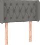 vidaXL Zaglowek do lozkou me LED, skouro gkrizo, 83x16x78/88 cm, yfasma