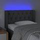vidaXL Zaglowek do lozkou me LED, skouro gkrizo, 83x16x78/88 cm, yfasma