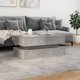 vidaXL Stolik kawowy z oswietleniem LED szarosc betonu 90x50x40 cm