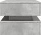 vidaXL Stolik kawowy z oswietleniem LED szarosc betonu 90x50x40 cm