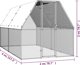 vidaXL εξωτερικό κλουβί για κοτόπουλα, 2x4x2 μ., γαλβανισμένο ατσάλι