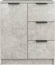 vidaXL Ντουλάπι, γκρι τσιμέντο χρώμα, 60x30x70 εκ., ξυλοπολυμερές υλικό