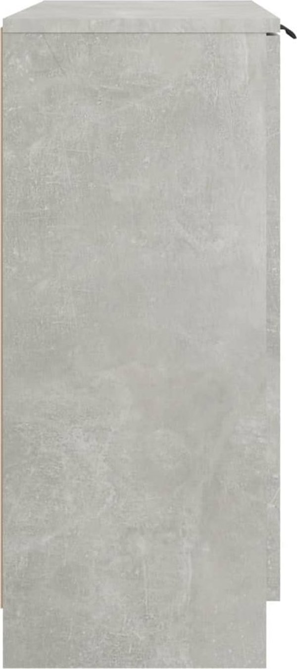 vidaXL Ντουλάπι, γκρι τσιμέντο χρώμα, 60x30x70 εκ., ξυλοπολυμερές υλικό