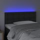 vidaXL vidaXL Κεφαλάρι κρεβατιού με LED, μαύρο, 100x5x78/88 cm, τεχνητό δέρμα