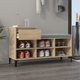 vidaXL Szafka na buty, dub sonoma, 102x36x60 cm