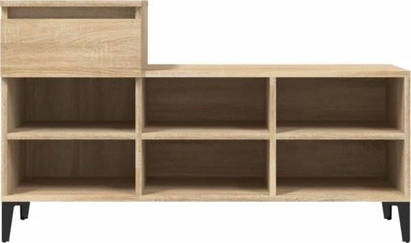 vidaXL Szafka na buty, dub sonoma, 102x36x60 cm