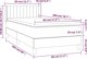 vidaXL Κρεβάτι τύπου continental με στρώμα 80x200 cm, μαύρο, βελούδο