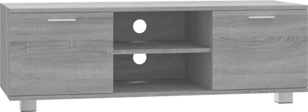 vidaXL Έπιπλο τηλεόρασης σε χρώμα Sonoma γκρι δρυς, 120x40,5x35 cm