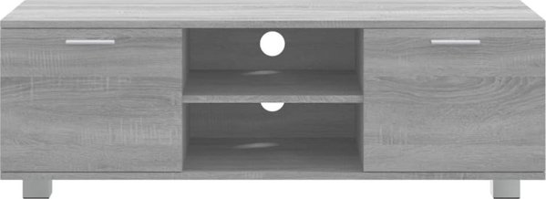 vidaXL Έπιπλο τηλεόρασης σε χρώμα Sonoma γκρι δρυς, 120x40,5x35 cm