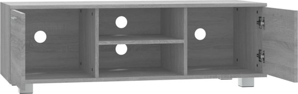 vidaXL Έπιπλο τηλεόρασης σε χρώμα Sonoma γκρι δρυς, 120x40,5x35 cm