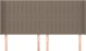 Κεφαλάρι uszak vidaXL σε taupe, 203x16x118/128 cm, υφασμάτινο