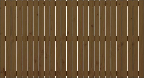 vidaXL Κεφαλάρι κρεβατιού, μέλι καφέ, 166x3x90 cm, μασίφ πεύκο