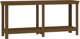 vidaXL Τραπέζι εργασίας, μελί καφέ, 180x50x80 cm από πεύκο