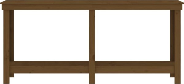 vidaXL Τραπέζι εργασίας, μελί καφέ, 180x50x80 cm από πεύκο