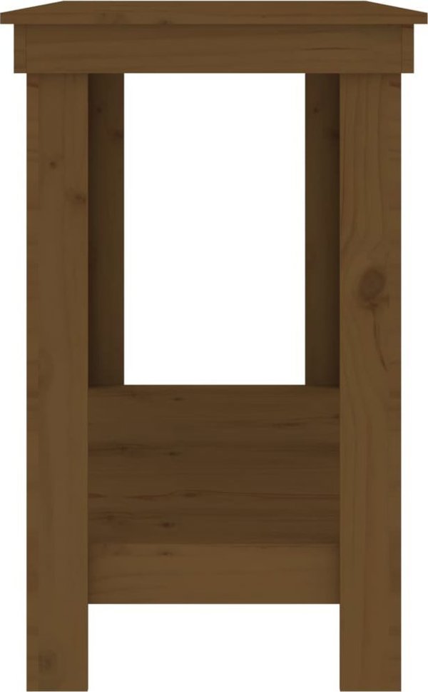 vidaXL Τραπέζι εργασίας, μελί καφέ, 180x50x80 cm από πεύκο