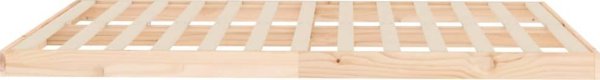 vidaXL Σκελετός κρεβατιού 140x200 cm από μασίφ ξύλο πεύκου