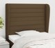 vidaXL Ζαγλωθης Uszak, Σκούρο Καφέ, 103x23x118/128 εκ., Ύφασμα