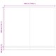vidaXL Manualna Markiza Chowana Czarna 400x350 cm