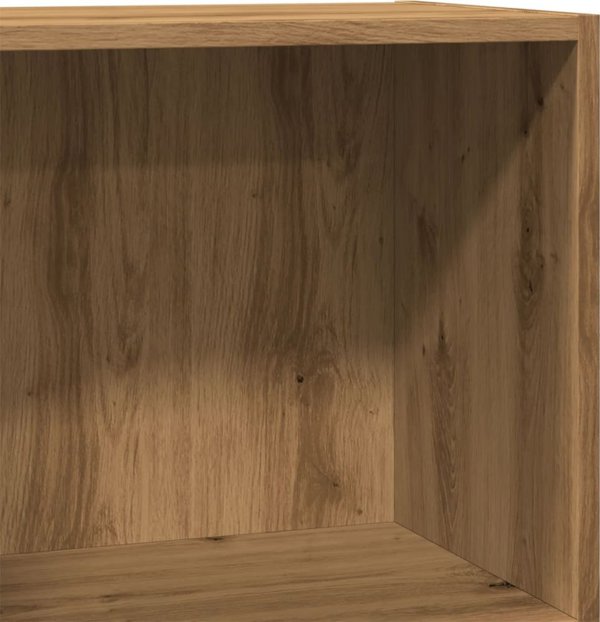 vidaXL Ραφιέρα, δρυς artisian, 40x24x76 εκ., υλικό ξύλου