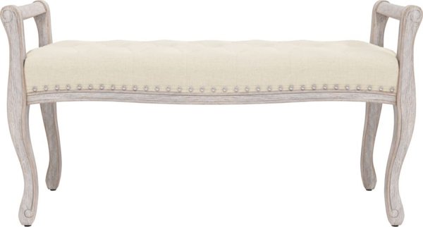 vidaXL Πάγκος, 110x45x60 εκ., επενδεδυμένος με ύφασμα