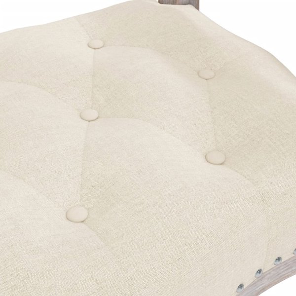 vidaXL Πάγκος, 110x45x60 εκ., επενδεδυμένος με ύφασμα