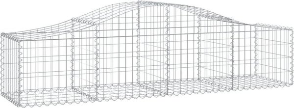 vidaXL Kosze gabionowe, 11 τεμ, 200x50x40/60 εκ, γαλβανισμένο σίδερο