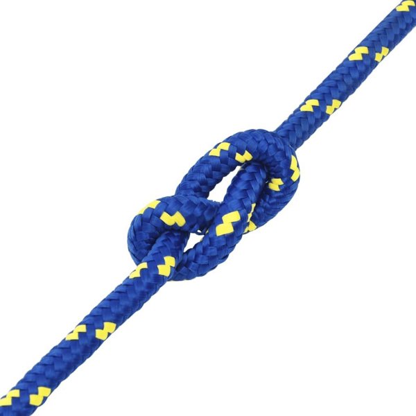 vidaXL Ναυτική σχοινιά, μπλε, 12 mm, 100 m, πολυπροπυλένιο