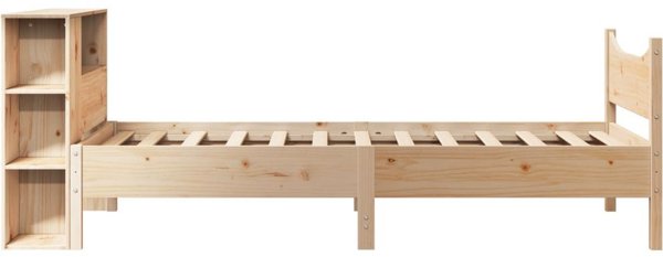 vidaXL Σκελετός κρεβατιού χωρίς στρώμα, 75x190 εκ., από μασίφ πεύκο