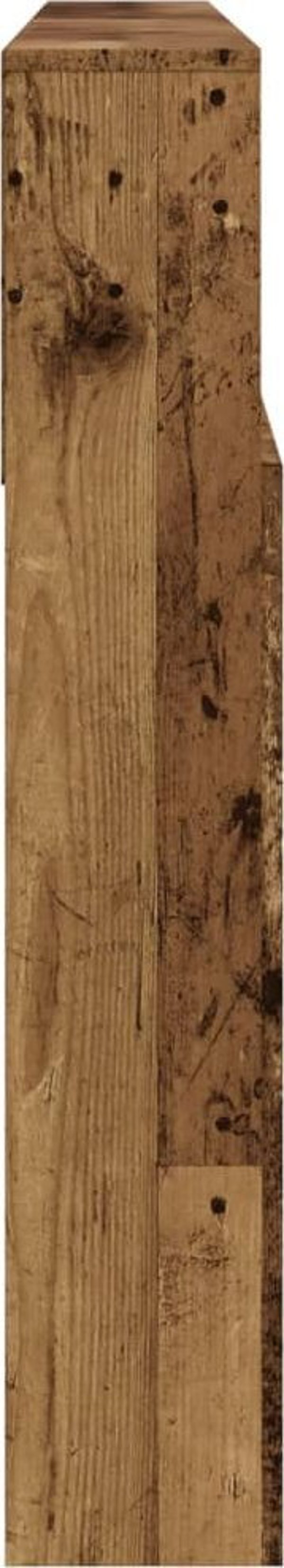 vidaXL Κεφαλάρι με Ράφια από Παλιό Ξύλο, 200x19x103,5 cm