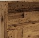 vidaXL Κεφαλάρι με Ράφια από Παλιό Ξύλο, 200x19x103,5 cm