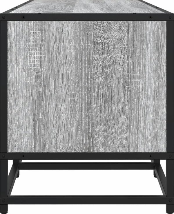 vidaXL Έπιπλο τηλεόρασης, γκρι δρυς σονόμα, 100x35x41 cm