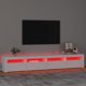 vidaXL Ντουλάπι για TV με φωτισμό LED, λευκό, 240x35x40 cm