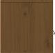 vidaXL Ντουλάπια τοίχου, 2 τεμάχια, μέλι καφέ, 80x30x30 cm, μαλακό πεύκο