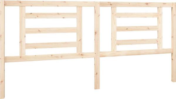 vidaXL Προσκέφαλο κρεβατιού 206x4x100 cm, μασίφ ξύλο πεύκου
