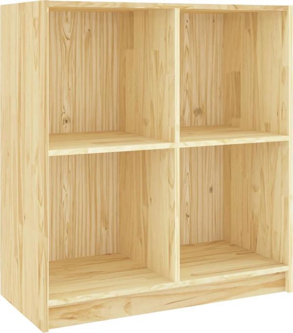 vidaXL Szafka boczna, 70x33x76 cm, lite drewno sosnowe