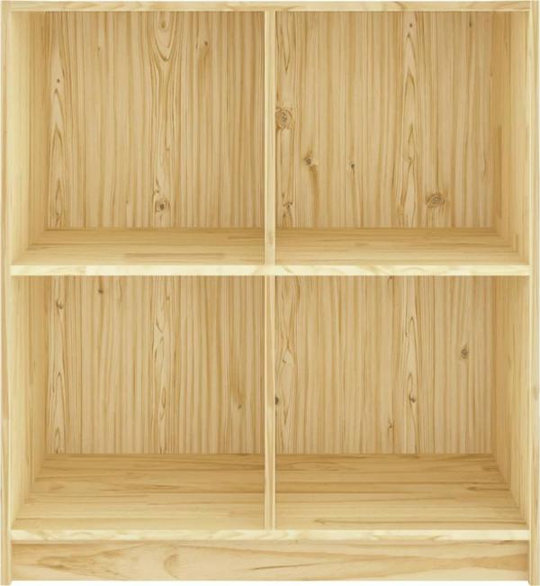 vidaXL Szafka boczna, 70x33x76 cm, lite drewno sosnowe