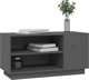 vidaXL Szafka pod telewizor, szara, 80x35x40,5 cm, lite drewno sosnowe