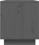 vidaXL Szafka pod telewizor, szara, 80x35x40,5 cm, lite drewno sosnowe