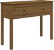 vidaXL Stolik konsolowy, miodowy braz, 100x35x75 cm, drewno sosnowe