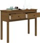 vidaXL Stolik konsolowy, miodowy braz, 100x35x75 cm, drewno sosnowe