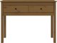 vidaXL Stolik konsolowy, miodowy braz, 100x35x75 cm, drewno sosnowe