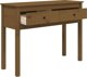 vidaXL Stolik konsolowy, miodowy braz, 100x35x75 cm, drewno sosnowe