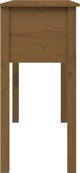 vidaXL Stolik konsolowy, miodowy braz, 100x35x75 cm, drewno sosnowe